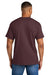 Gildan 8000 Mens DryBlend Moisture Wicking Short Sleeve Crewneck T-Shirt Sport Dark Maroon Model Back