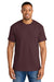 Gildan 8000 Mens DryBlend Moisture Wicking Short Sleeve Crewneck T-Shirt Sport Dark Maroon Model Front