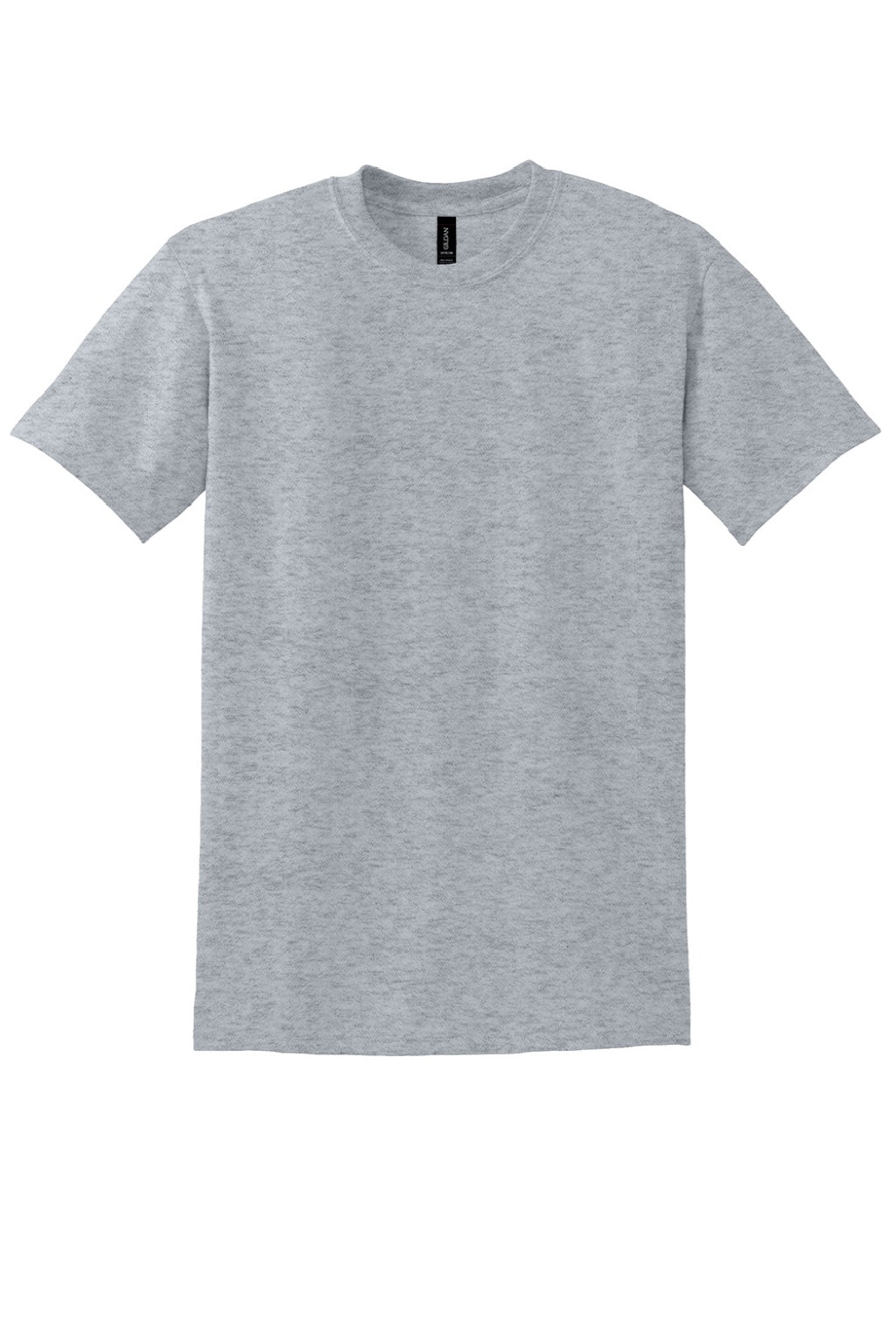 Gildan 8000 Mens DryBlend Moisture Wicking Short Sleeve Crewneck T-Shirt Sport Grey Flat Front