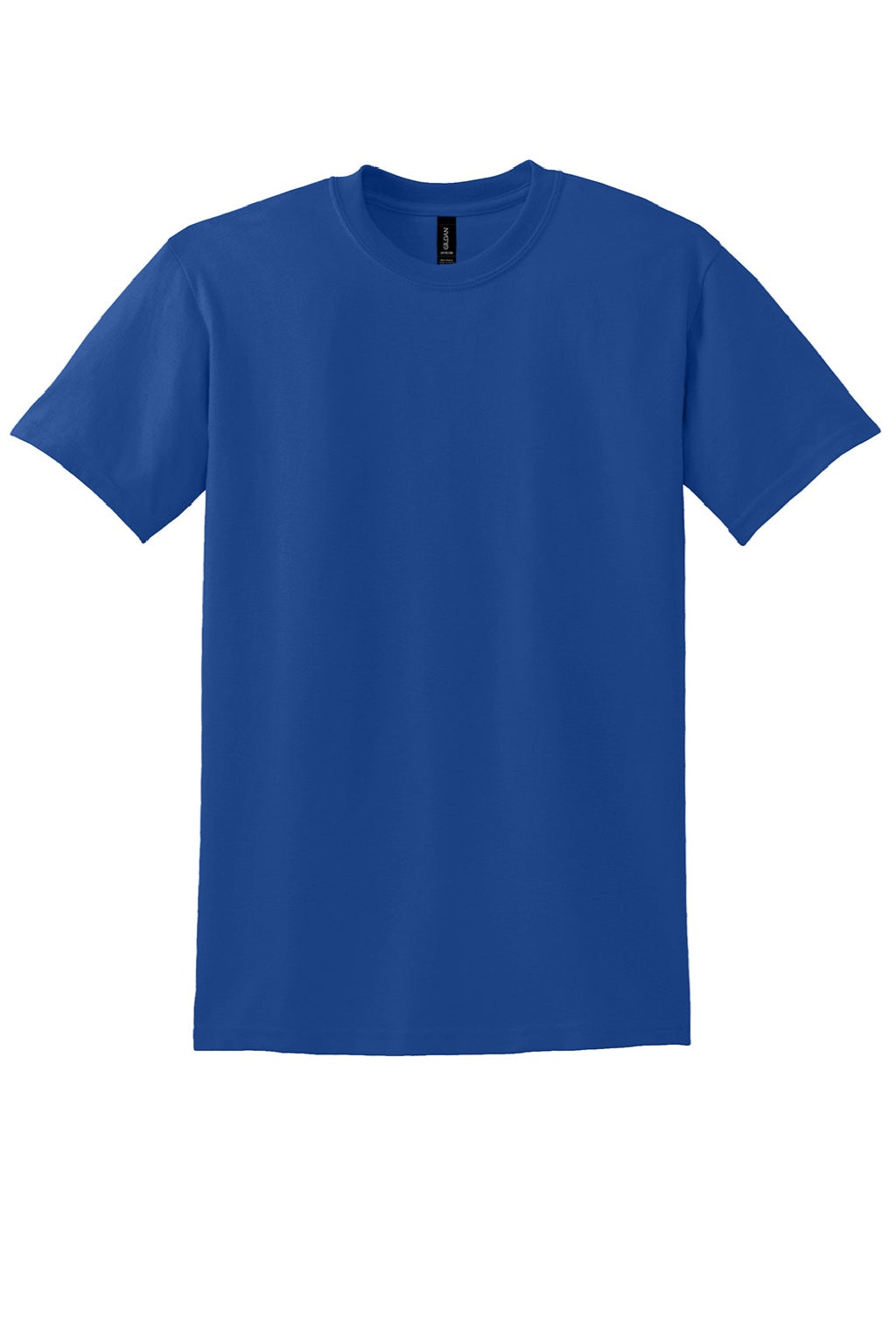 Gildan 8000 Mens DryBlend Moisture Wicking Short Sleeve Crewneck T-Shirt Sport Royal Blue Flat Front
