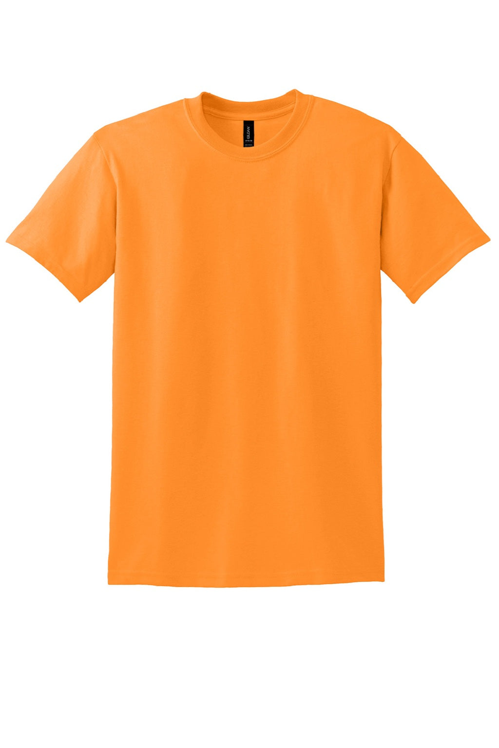 Gildan 8000 Mens DryBlend Moisture Wicking Short Sleeve Crewneck T-Shirt Tennessee Orange Flat Front