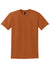 Gildan 8000 Mens DryBlend Moisture Wicking Short Sleeve Crewneck T-Shirt Texas Orange Flat Front