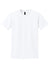 Gildan 8000 Mens DryBlend Moisture Wicking Short Sleeve Crewneck T-Shirt White Flat Front