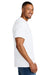 Gildan 8000 Mens DryBlend Moisture Wicking Short Sleeve Crewneck T-Shirt White Model Side