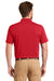 CornerStone CS418/TLCS418 Mens Select Moisture Wicking Short Sleeve Polo Shirt Red Model Back