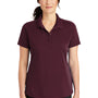 CornerStone Womens Select Moisture Wicking Short Sleeve Polo Shirt - Maroon