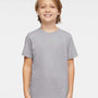 LAT Youth Harborside Melange Short Sleeve Crewneck T-Shirt - Grey - NEW