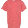 LAT Youth Harborside Melange Short Sleeve Crewneck T-Shirt - Red - NEW