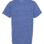 LAT Youth Harborside Melange Short Sleeve Crewneck T-Shirt - Royal Blue - NEW