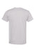 LAT 6991 Mens Harborside Melange Short Sleeve Crewneck T-Shirt Grey Flat Back