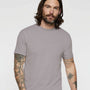 LAT Mens Harborside Melange Short Sleeve Crewneck T-Shirt - Grey - NEW