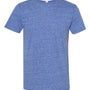 LAT Mens Harborside Melange Short Sleeve Crewneck T-Shirt - Royal Blue - NEW