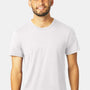Alternative Mens Organic Short Sleeve Crewneck T-Shirt - Earth White - NEW
