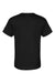 Alternative 6005 Mens Organic Short Sleeve Crewneck T-Shirt True Black Flat Back