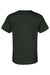 Alternative 6005 Mens Organic Short Sleeve Crewneck T-Shirt True Black Flat Back