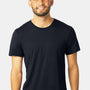 Alternative Mens Organic Short Sleeve Crewneck T-Shirt - True Black - NEW