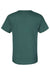 Alternative 6005 Mens Organic Short Sleeve Crewneck T-Shirt Deep Green Flat Back