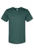 Alternative 6005 Mens Organic Short Sleeve Crewneck T-Shirt Deep Green Flat Front