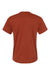 Alternative 6005 Mens Organic Short Sleeve Crewneck T-Shirt Red Clay Flat Back
