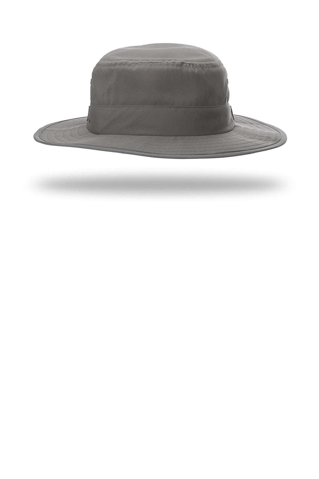 Richardson Hats 810 Mens Lite Wide Brim Hat Charcoal Grey Flat Front