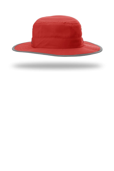 Richardson Hats 810 Mens Lite Wide Brim Hat Red Flat Front