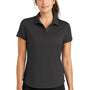 Nike Womens Players Dri-Fit Moisture Wicking Short Sleeve Polo Shirt - Anthracite Grey