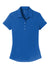 Nike 811807 Womens Players Dri-Fit Moisture Wicking Short Sleeve Polo Shirt Gym Blue Flat Front