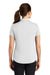 Nike 811807 Womens Players Dri-Fit Moisture Wicking Short Sleeve Polo Shirt White Model Back