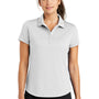 Nike Womens Players Dri-Fit Moisture Wicking Short Sleeve Polo Shirt - White