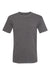Badger 1000 Mens FitFlex Performance Moisture Wicking Short Sleeve Crewneck T-Shirt Charcoal Grey Flat Front
