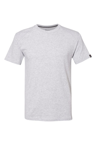 Badger 1000 Mens FitFlex Performance Moisture Wicking Short Sleeve Crewneck T-Shirt Oxford Grey Flat Front