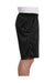 Champion S162 Mens Mesh Shorts w/ Pockets Black Model Side
