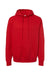 C2 Sport 5500 Mens Hooded Sweatshirt Hoodie Red Flat Front