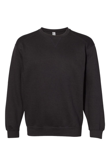 C2 Sport 5501 Mens Crewneck Sweatshirt Black Flat Front