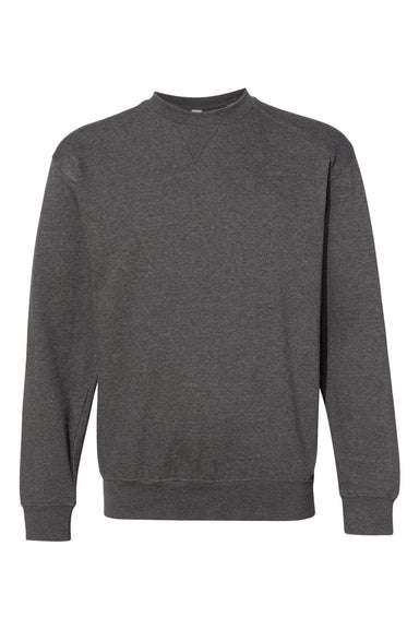 C2 Sport 5501 Mens Crewneck Sweatshirt Charcoal Grey Flat Front