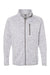 Burnside 3901 Mens Sweater Knit Full Zip Jacket Heather Grey Flat Front