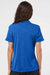 Adidas A403 Womens Melange Short Sleeve Polo Shirt Collegiate Royal Blue Melange Model Back