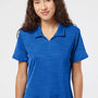 Adidas Womens UPF 50+ Short Sleeve Polo Shirt - Collegiate Royal Blue