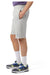 Champion 8180 Mens Shorts w/ Pockets Oxford Grey Model Side