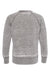 J America 8920 Mens Vintage Zen Fleece Crewneck Sweatshirt Cement Grey Flat Back