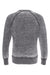 J America 8920 Mens Vintage Zen Fleece Crewneck Sweatshirt Dark Smoke Grey Flat Back