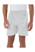 Champion 8187 Mens Gym Shorts Silver Grey Model Front