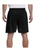 Champion 8187 Mens Gym Shorts Black Model Back