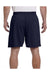 Champion 8187 Mens Gym Shorts Navy Blue Model Back