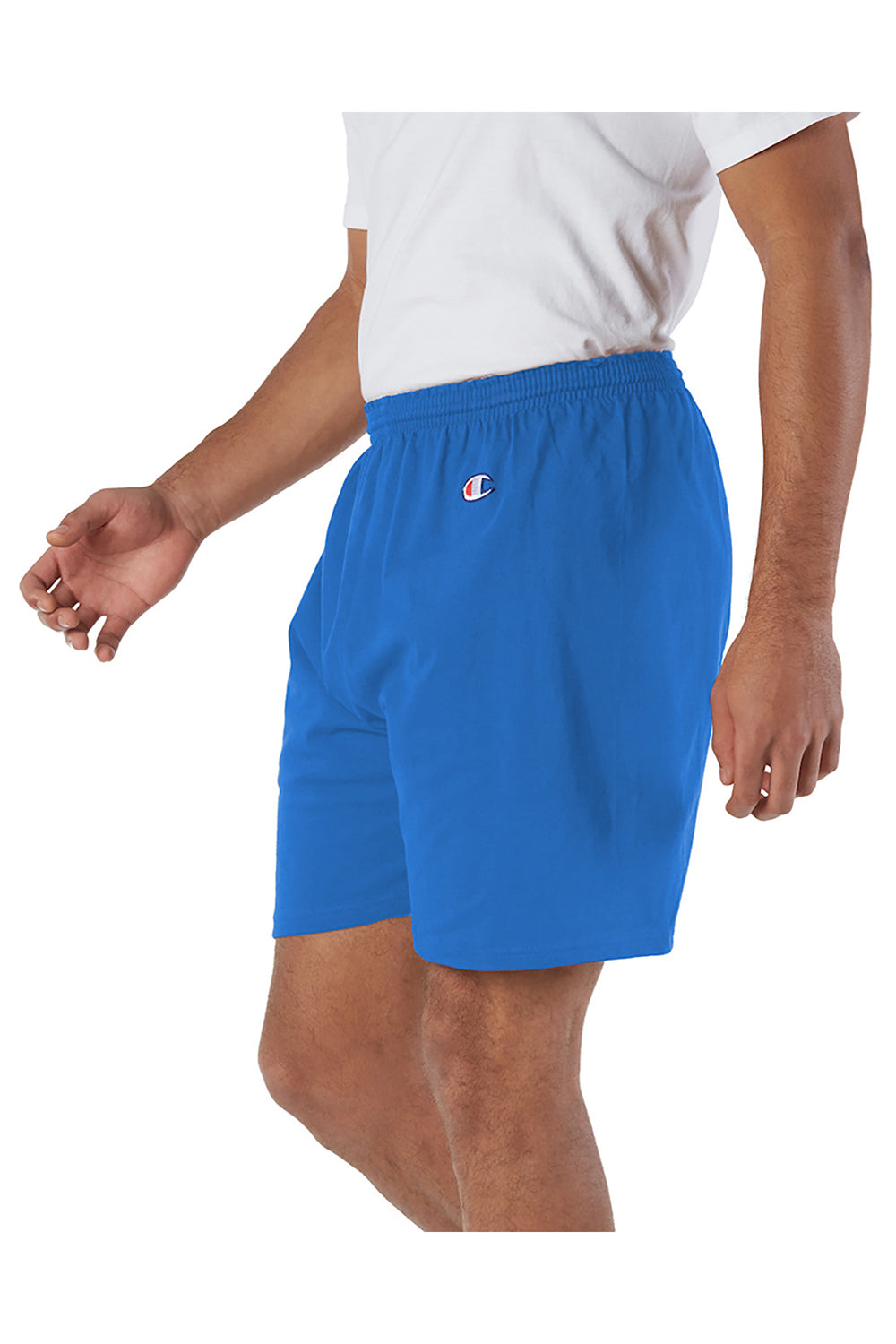 Champion 8187 Mens Gym Shorts Royal Blue Model 3q