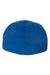 Flexfit Hats 180 Mens Delta Seamless Flexfit Hat Royal Blue Flat Back