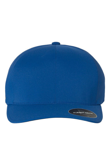 Flexfit Hats 180 Mens Delta Seamless Flexfit Hat Royal Blue Flat Front