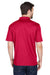 UltraClub 8210/8210T Mens Cool & Dry Moisture Wicking Short Sleeve Polo Shirt Cardinal Red Model Back