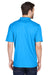 UltraClub 8210/8210T Mens Cool & Dry Moisture Wicking Short Sleeve Polo Shirt Coast Blue Model Back