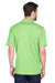 UltraClub 8210/8210T Mens Cool & Dry Moisture Wicking Short Sleeve Polo Shirt Light Green Model Back